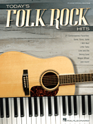 Today's Folk Rock Hits piano sheet music cover